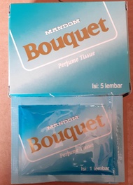 MANDOM BOUQUET parpum tissue.tisu lap badan