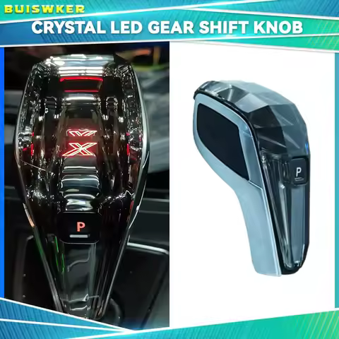 1Set Crystal Gear Shift Knob Lever 3 5 Series X3 X5 X6 F44 G20 G05 G06 G08 G30 6GT Automatic Crystal