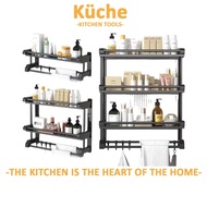 KUCHE Multi-Layer Towel Rack Towel Bar Bathroom Bedroom Kitchen Stainless Steel Rack