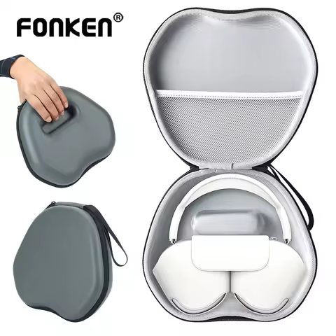 Earphone Storage Bag For Airpods Max EVA Hard Portable Wireless Headphone Shockproof Protective Cove