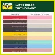 ≅ ↗ ☑️ ∷ Boysen LATEX COLORS 1 Liter (9 Colors)