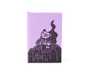 屋頂上的一對書擋貓