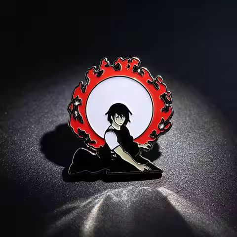Fire Force Benimaru Shinmon Enamel Pin Anime Shinra Kusakabe Badge Special Fire Force Company 7 Capt