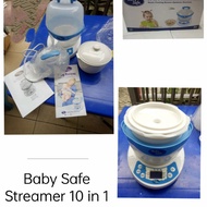 baby safe 10 in 1 multifunction steamer