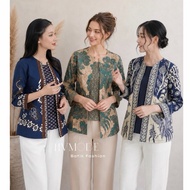 Batik Top Long-sleeved BatikWanita 242L - Batik Blouse - 242HT 242JM 242BHK