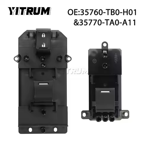 YITRUM 35760-TB0-H01 35770-TA0-A11 Right Front /Rear Door Power Window Switch Button For Honda Accor