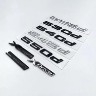 Old Number Trunk Letters 520d 525d 528d 530d 535d 540d 545d Logo Emblem Sticker For BMW 5 Series E39