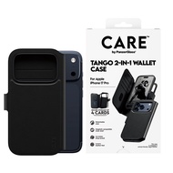 CARE by PanzerGlass Feature Tango Two-in-One Wallet Case for iP 17 Pro / 17 Pro Max- Black