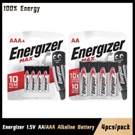 20-48pcs Energizer Max 1.5V 2500mAh AA E91 And 1400mAh AAA E92 Alkaline Battery