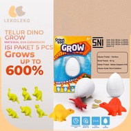Lekoleko SNI 5 Pcs Dinosaur Eggs Children's Toys Dinosaur Laying Eggs Can Enlarge
