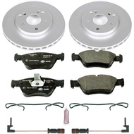 Power Stop ESK3047 Front Euro-Stop Brake Kit Mercedes and 2 Front Sensor Wires For Mercedes-Benz C23