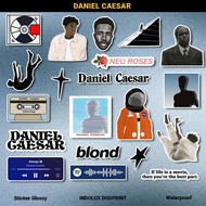 Daniel Caesar Pack Band Sticker Aesthetic Waterproof