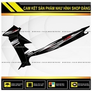 TEM RỜI YAZ 125 MẪU ZIN PHỐI XÁM DÁN XE ĐEN