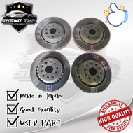 TOYOTA 1UR FRONT(360MM) AND REAR(330.5MM) DISC AND CALIPER FOR 2GS GS300 GS400 SC430(NO WARRANTY SAB