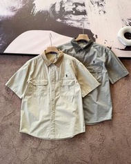 全新Ralph Lauren刺繡情侶牛仔尼龍襯衫短袖Ralph Lauren polo shirt Ralph Lauren polo tee