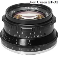 7artisans Photoelectric 35mm f/1.2 Lens - [For Canon EF-M]