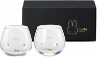 Miffy杯米菲 Miffy不倒翁玻璃杯 套裝 2pcs Miffy Face Gold Silver 水杯茶杯牛奶杯  (平行進口)