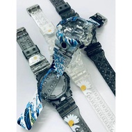 T Trendy Modification~Ice Tough Square Kanagawa Wave Pattern Case Modified Case Strap dw5600/ga110/g