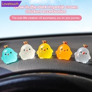 LOVETOUCH 1Pc Luminous Stereo Crown Chicken Handmade DIY Night Light Decorative Ornaments Cream Gum 
