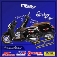 Custom MOTORCYCLE STICKER HELMET VESPA SCOOPY LOGO STICKER SUPREME JORDAN FREE CUSTOM DESIGN