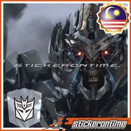 Decepticon Transformers Car Sticker 3M 610 Series reflective sticker