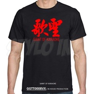 SAINT OF KARAOKE 100% Cotton Graphic T-Shirt Game Tee Anime Tshirt Outdoor Casual Family Couple CNY 