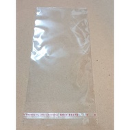 Opp plastic + glue size 30cm x 40cm