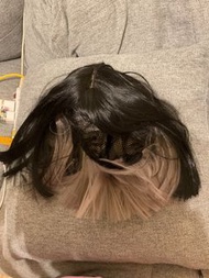 免運費｜耳圈染鮑伯頭假髮  黑色 灰銀cosplay短髮人物 派對尾牙萬聖節扮裝