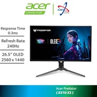 ACER PREDATOR X27U X2 27" OLED GAMING MONITOR ( 27" OLED WQHD / 0.03MS / 240HZ / AMD FREESYNC / HD M