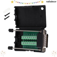 NAILSDECOR DB15 Connector, Solderless Male Connector 15 Pin Breakout Board, Module with  15 Pin DB15