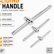 CR-V Sliding T-Handle Socket Wrench, 1/4", 3/8" & 1/2" Drive | TL-BARSLD