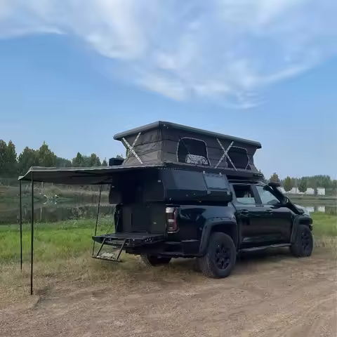 4x4 Off Road Pickup Camper Inflatable Trailer Tent Truck Bed Camper Campervan Motorhome for Outdoor 