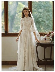 Lace Wedding Dress 復古婚紗 全新 購自淘寶