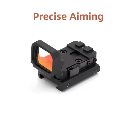 VISM Metal Flip-Up Red Dot Sight for Glock 17 Taurus G2C PT111 1913 Mount Airsoft Tactical Scope