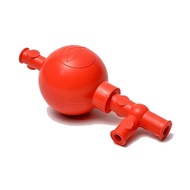 Pipette Filler bulb D&N Germany Rubber Red Color