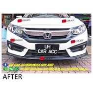 Honda civic fc 16-19 pp front bumper diffuser front lip !!!