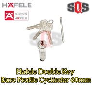 Hafele Double Key Euro Profile Cyclinder 60mm