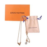 金卡價10880 二手 LV  Essential V 項鍊 M00857 附盒購證 060100000973 04