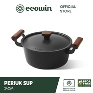 Ecowin Cookware Ingenuity Series Pure Iron Soup pot 24cm  Periuk Sup Berkapasiti Besar Pfoa-Free