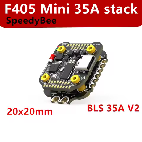 SpeedyBee F405 Mini 35A Stack F405 Mini Flight Control BLS 35A V2 3-6S 20x20 4-in-1 ESC 20x20mm Stac