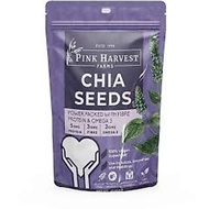 Pink Harvest Farms Chia Seeds 350g – 3, Protein & Fibre, for Smoothies, Juices & Puddings