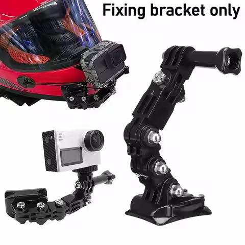 Front Side Helmet Accessories Set J-shaped Buckle Base 6 5 7 for GOPRO Pro New Support Hero 4K Yi SJ