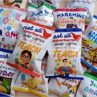 Teacher's day Chip bag giveaway gift idea