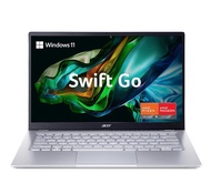 （未開封）Acer Swift Go 14 Thin and Light Premium Laptop AMD Ryzen 5 7530U Hexa-Core Processor (16GB/ 512 GB SSD/Windows 11 Home/MS Office Home and Student) Pure Silver, 1.25kg, Type C充電 (14.0") Full HD