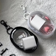 【SG Stock】Protective Cover Data Cable Storage Box Headset Data Cable Outdoor Travel Storage Bag Port