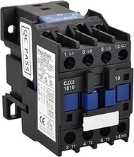 Heschen AC Contactor CJX2-1810 110VAC 50/60Hz Coil 3P 3 Pole Normally Open Ie 18A Ue 380V