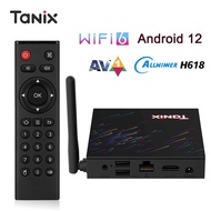 TANIX TX68 Android 12 Smart TV Box  AV1 Allwinner H618 Wifi 6 4K HD 2.4G&amp;5G Wifi 2G16G Set Top Box 4G32G Media Player 4G
