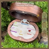 Women's 925 Silver Ring Energy Stone Love Heart Energy SAM GEMSTONE