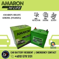 [ Installation Provided ] 46B19L | NS40ZL | Amaron Hi-life | Car Battery Myvi Axia Bezza Alza Viva B