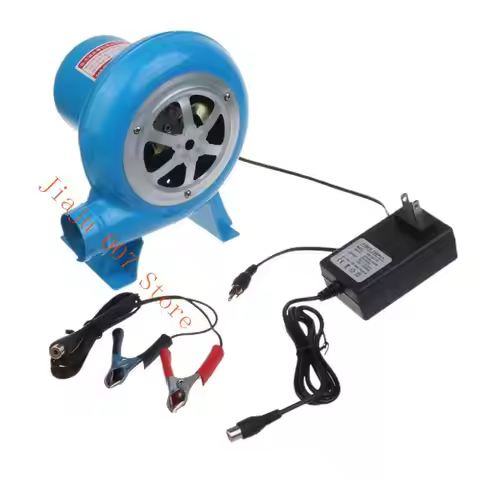 BBQ Fan Fires Starter Air Blower 12V Large Air 110V 220V Power Fan C9GA
